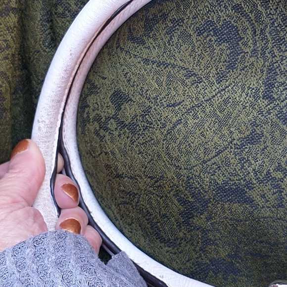 Michael Kors White Leather Shoulder Bag - Picture 15 of 15